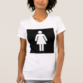 Vrouw Symbool Womens T-Shirt (Voorkant)