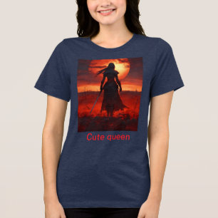 Vrouw t shirt En koningin t shirt beste t shirt