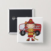 Vrouw T-shirts en geschenken Vierkante Button 5,1 Cm (Voorkant /achterkant)