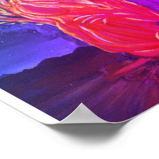 Vrouw tegen brand poster