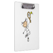 Vrouw Tennis Player Klembord (Rechts)