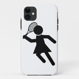 Vrouw Tennis Player - Tennis-symbool iPhone 11 Hoesje