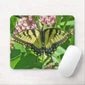 Vrouw Tiger Swallowtail Mousepad Muismat (Met muis)