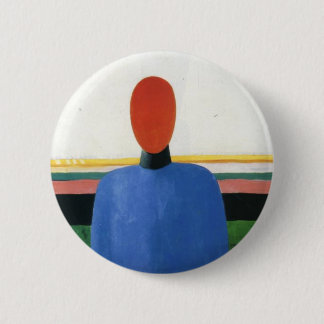 Vrouw Torso door Kazimir Malevich Ronde Button 5,7 Cm