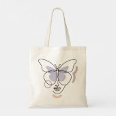 Vrouw Tote Bag (Achterkant)