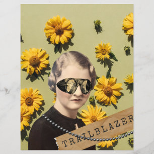  Vrouw Trailblazer Daisies Kitsch Scrapbook