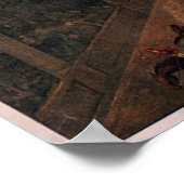 Vrouw trapeze acrobaten in circus poster (Hoek)