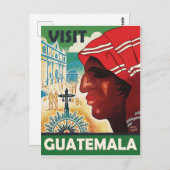 Vrouw uit Guatemala, oud reizen Briefkaart (Voorkant / Achterkant)