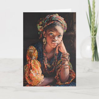 Vrouw uit Ivoorkust - Afrikaanse vrouw  Kaart