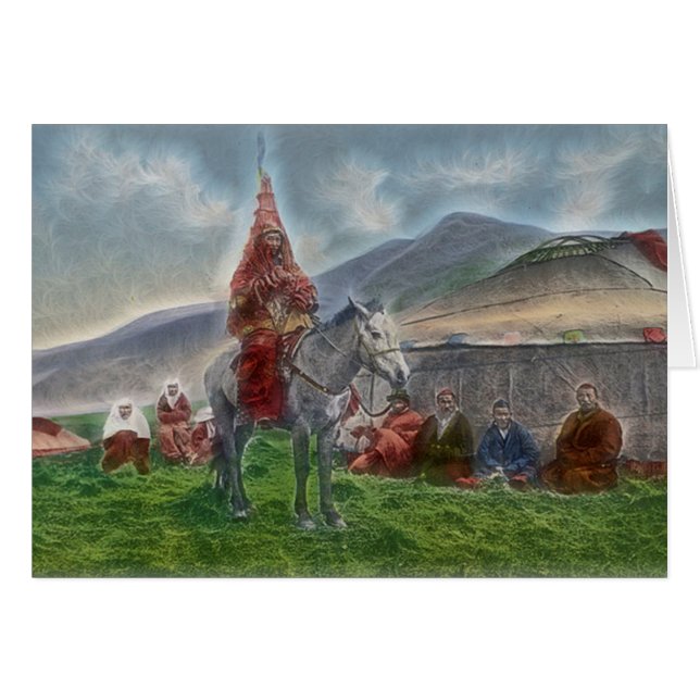 Vrouw uit Kazachstan (Voorkant Horizontaal)