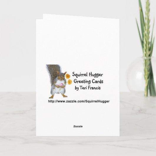 Vrouw Valentijnsdag Kaart (Achterkant)