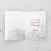 Vrouw Valentijnsdag Kaart (Binnen)