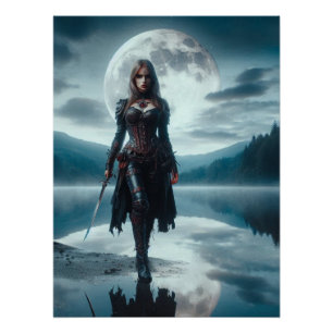 Vrouw Vampier Perfect Poster