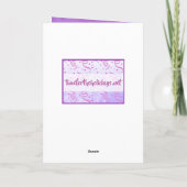 Vrouw Vampier, Romantisch Halloween I BITE Kaart (Achterkant)