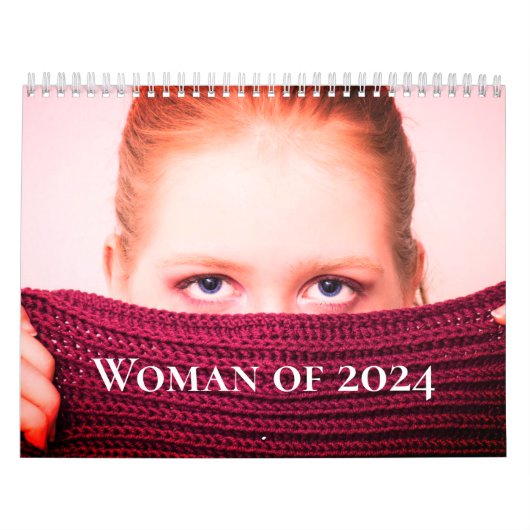 Vrouw van 2024 kalender (Hoes)