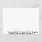 Vrouw van de Hoge Gebieden Briefkaart (Achterkant)