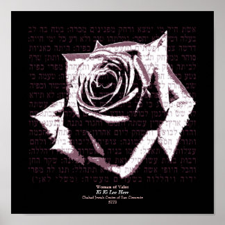 Vrouw van de Kleur - Roze Poster