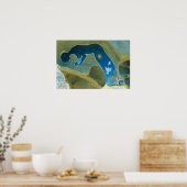 Vrouw van de kosmos/Poster Poster (Keuken)