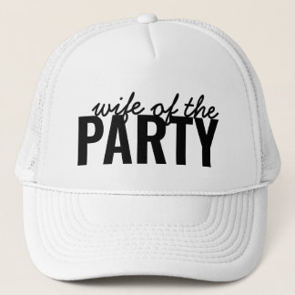 Vrouw van de Party Bruid Trucker Hoed Bachelorette Pet