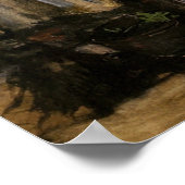 Vrouw van een Hearth door Vincent van Gogh Poster (Hoek)