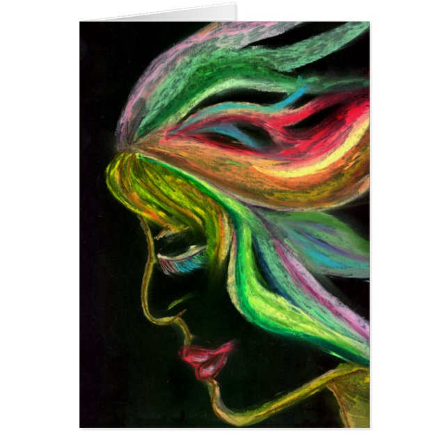 Vrouw van een lichte kaart (Voorkant)