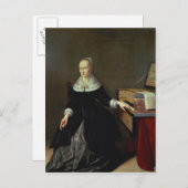 Vrouw van een maagd briefkaart (Voorkant / Achterkant)