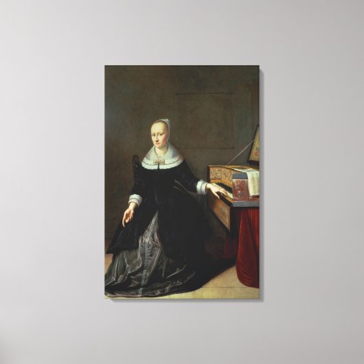 Vrouw van een maagd canvas afdruk (Voorkant)