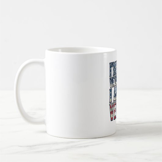 Vrouw van een veteraan citaat patriottisch vintage koffiemok (Links)