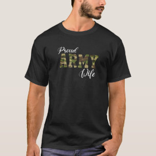 Vrouw van het leger voor de militaire vrouw van ee t-shirt