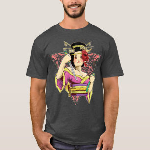 Vrouw van het Samurai Demonmasker van de Japanse C T-shirt
