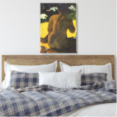 Vrouw van het Zee van Paul Gauguin, Kunst Canvas Afdruk (Insitu (Slaapkamer))
