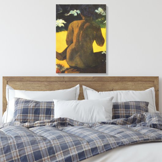 Vrouw van het Zee van Paul Gauguin, Kunst Canvas Afdruk (Insitu (Slaapkamer))