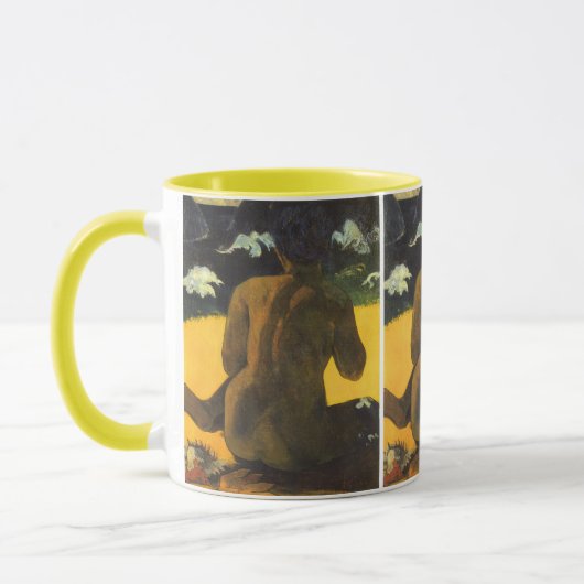 Vrouw van het Zee van Paul Gauguin,  Kunst Mok (Links)