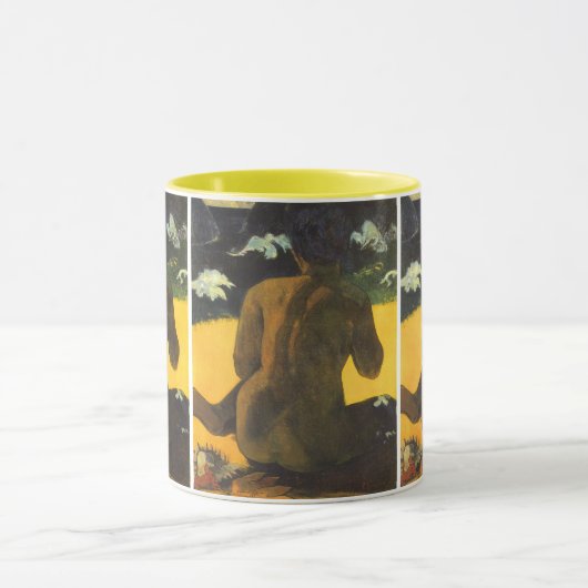 Vrouw van het Zee van Paul Gauguin,  Kunst Mok (Midden)