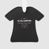 Vrouw van juristen van de rechtenfaculteit Afstude Ornament (achterkant)