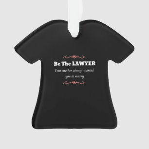 Vrouw van juristen van de rechtenfaculteit Afstude Ornament