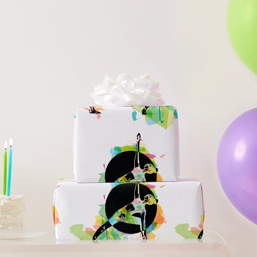 Vrouw: Verblindende illustratie Cadeaupapier