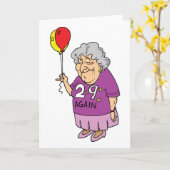 Vrouw Verjaardag 29 Weer Kaart (Gele Bloem)