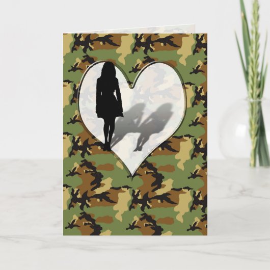 * Vrouw Vermiste Vrouw Kaart (Voorkant)