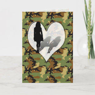 * Vrouw Vermiste Vrouw Kaart