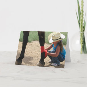 Vrouw Vet Gefeliciteerd Afstuderen Ranch Boerderij Kaart