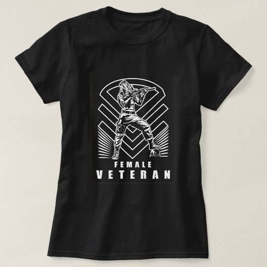 Vrouw Veteraan T-Shirt