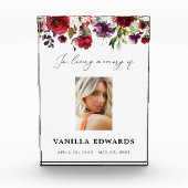 Vrouw Viering Van Het Leven Foto Blok (Voorkant)