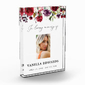 Vrouw Viering Van Het Leven Foto Blok (Links)