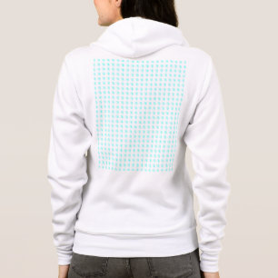 Vrouw: Vluchten met draaiende Cyaan Twirls op Teru Hoodie
