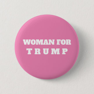 VROUW VOOR TRUMP 2024 knop Ronde Button 5,7 Cm