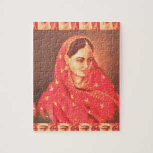 Vrouw vrouw godin cadeautje van Indische schoonhei Legpuzzel