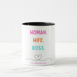 Vrouw Vrouw Vrouw Baas Mama Empowerment Graphic Mok