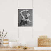 Vrouw Wachten Poster (Keuken)