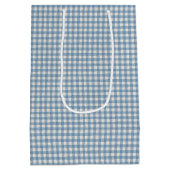 Vrouw Wandelen Het Strand Waterverf Medium Cadeauzakje (Achterkant)